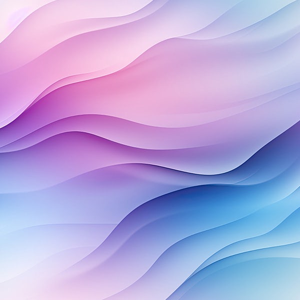 An abstract blue and pink wavy background.