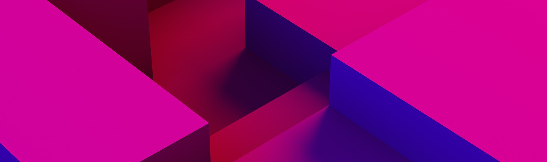 A pink, blue, and purple abstract background.