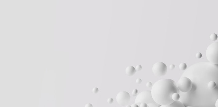 White circles on a gray background.