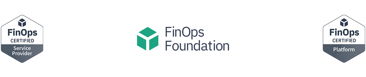 FinOps Certified Service Provider, FinOps Foundation and FinOps Certified Platform logo