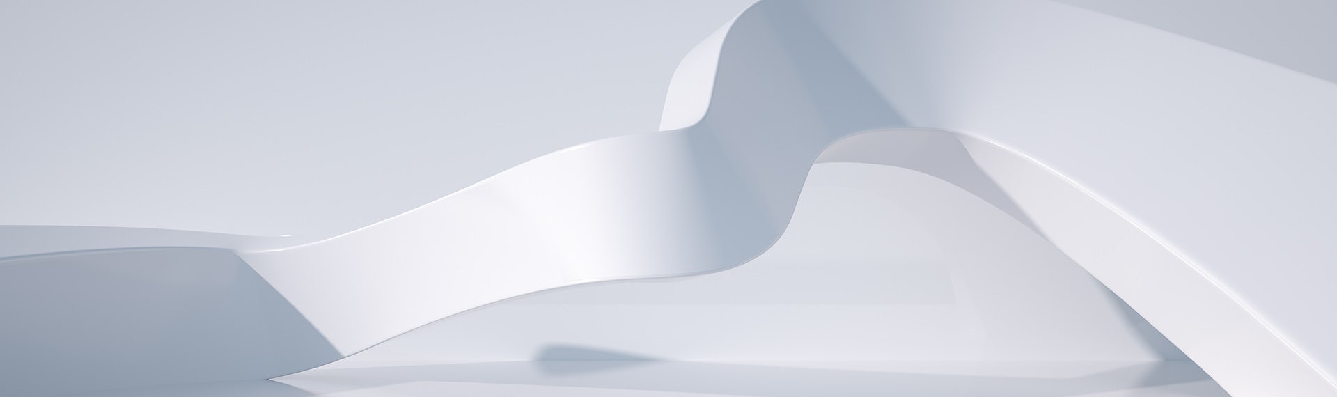 A 3d model of a white object on a white background.